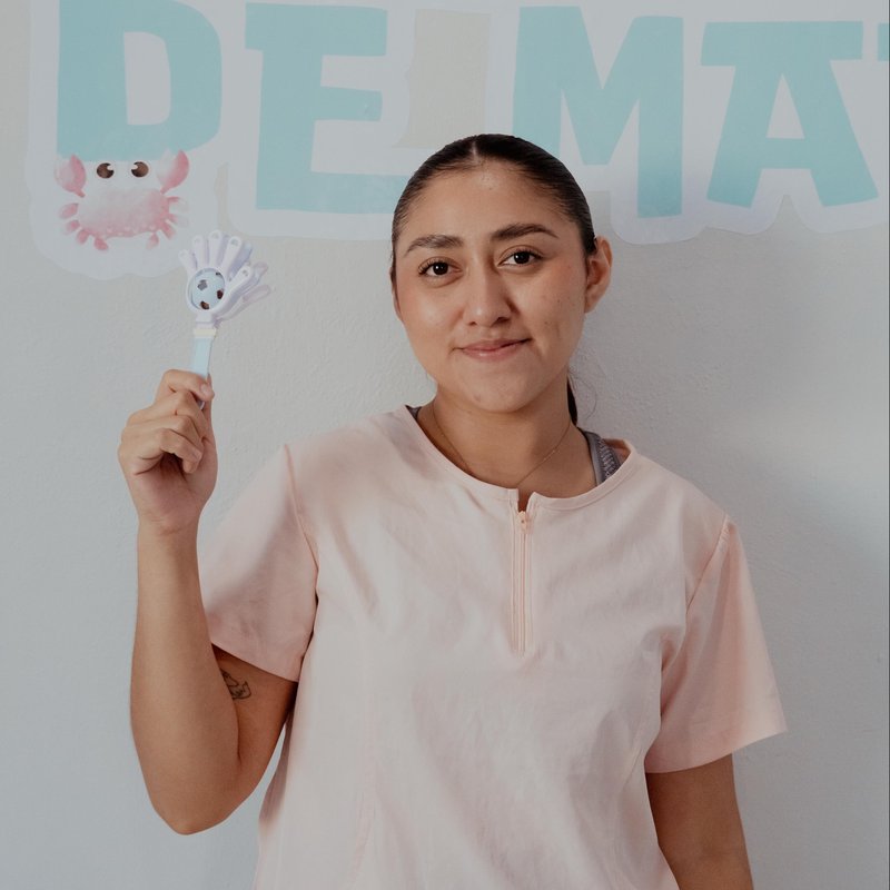 Jasiby, fisioterapeuta pediátrica de Olita de Mar