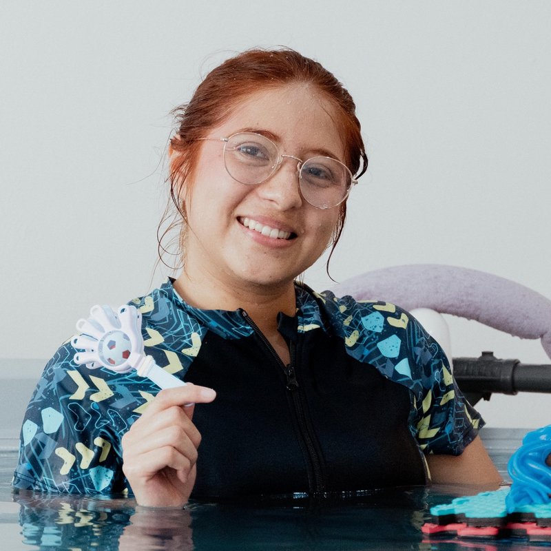 Paola, fisioterapeuta pediátrica de Olita de Mar